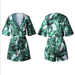 Romper with tassel elastic waist